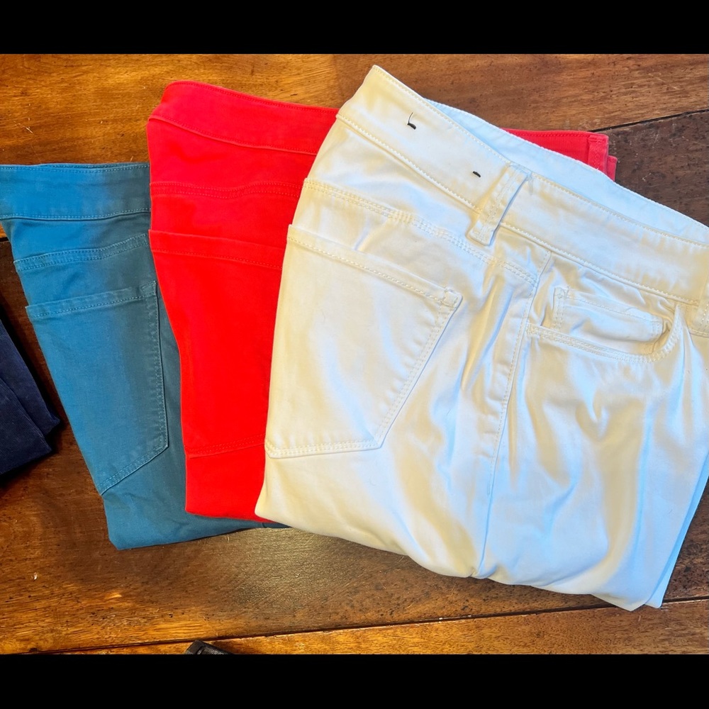Loft curvy skinny jeans sz 28/6